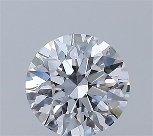 Foto Diamante Natural 0.54 quilates, Redondo , Color D, claridad IF y certificado GIA de