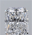 Natural Diamond 0.34 Carats, Radiant with  Cut, E Color, VVS1 Clarity and Certified by GIA