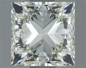 Picture of Natural Diamond 1.51 Carats, Princess with  Cut, L Color, VVS1 Clarity and Certified by IGI