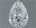 Diamante Natural 0.82 quilates, De pera , Color D, claridad VVS1 y certificado GIA