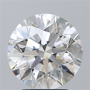 Picture of Natural Diamond 3.50 Carats, Round with Excellent Cut, G Color, VS1 Clarity and Certified by GIA