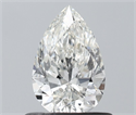 Diamante Natural 0.61 quilates, De pera , Color G, claridad SI1 y certificado IGI