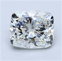 Natural Diamond 5.02 Carats, Cushion with  Cut, H Color, VS1 Clarity and Certified by GIA