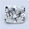 Diamante Natural 5.02 quilates, Del cojín , Color H, claridad VS1 y certificado GIA