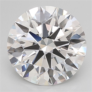 Picture of Lab Grown Diamond 5.18 Carats, Round with Ideal Cut, F Color, IF Clarity and Certified by IGI