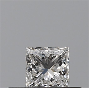 Picture of Natural Diamond 0.23 Carats, Princess with  Cut, F Color, VVS2 Clarity and Certified by GIA