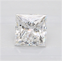 Diamante Natural 0.90 quilates, Princesa , Color D, claridad SI1 y certificado GIA