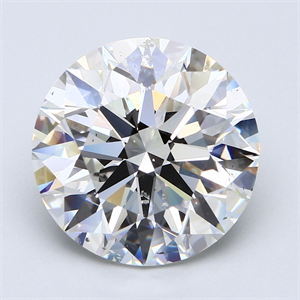 Picture of 10.06 Carats, Round Diamond with Excellent Cut, H Color, SI2 Clarity and Certified by GIA
