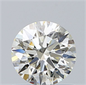 Natural Diamond 0.70 Carats, Round with Excellent Cut, L Color, VVS1 Clarity and Certified by GIA