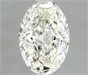 Natural Diamond 0.51 Carats, Oval with  Cut, I Color, IF Clarity and Certified by IGI