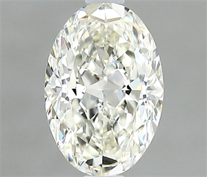 Picture of Natural Diamond 0.51 Carats, Oval with  Cut, I Color, IF Clarity and Certified by IGI