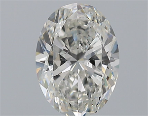 Foto Diamante Natural 1.29 quilates, Ovalado , Color G, claridad SI1 y certificado GIA de
