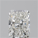 Natural Diamond 0.52 Carats, Radiant with  Cut, H Color, VVS2 Clarity and Certified by GIA