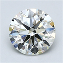 Diamante Natural 1.87 quilates, Redondo , Color J, claridad VVS2 y certificado GIA
