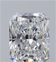Diamante Natural 0.33 quilates, Radiante , Color F, claridad VVS1 y certificado GIA
