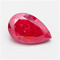 Picture of Lab Grown Diamond 2.09 Carats, Pear with  Cut, Fancy Vivid Pink Color, VS1 Clarity and Certified by IGI