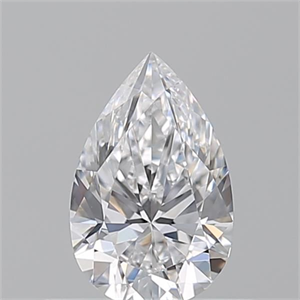 Picture of Natural Diamond 0.50 Carats, Pear with  Cut, D Color, VS2 Clarity and Certified by GIA