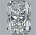 Natural Diamond 0.51 Carats, Radiant with  Cut, F Color, VVS2 Clarity and Certified by GIA