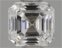 Natural Diamond 0.60 Carats, Asscher with  Cut, F Color, SI2 Clarity and Certified by IGI