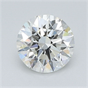 Natural Diamond 0.80 Carats, Round with Excellent Cut, I Color, VVS2 Clarity and Certified by IGI