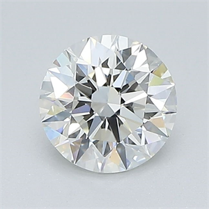 Picture of Natural Diamond 0.80 Carats, Round with Excellent Cut, I Color, VVS2 Clarity and Certified by IGI