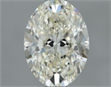 Diamante Natural 0.90 quilates, Ovalado , Color J, claridad VVS1 y certificado IGI
