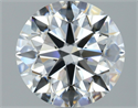 Natural Diamond 1.57 Carats, Round with Excellent Cut, D Color, VVS2 Clarity and Certified by GIA