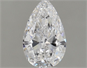 Natural Diamond 0.52 Carats, Pear with  Cut, D Color, VS2 Clarity and Certified by GIA