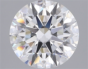 Picture of Lab Grown Diamond 3.04 Carats, Round with Excellent Cut, D Color, VS1 Clarity and Certified by GIA