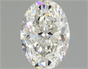 Natural Diamond 0.90 Carats, Oval with  Cut, H Color, VS2 Clarity and Certified by GIA