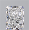 Natural Diamond 2.01 Carats, Radiant with  Cut, D Color, VS1 Clarity and Certified by GIA
