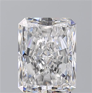 Picture of Natural Diamond 2.01 Carats, Radiant with  Cut, D Color, VS1 Clarity and Certified by GIA