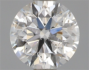 Picture of Natural Diamond 0.40 Carats, Round with Very Good Cut, E Color, I1 Clarity and Certified by GIA