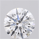 Lab Grown Diamond 2.42 Carats, Round with Ideal Cut, D Color, IF Clarity and Certified by GIA