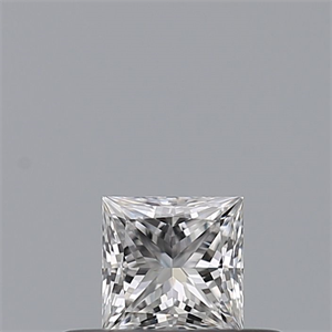 Picture of Natural Diamond 0.23 Carats, Princess with  Cut, E Color, VVS1 Clarity and Certified by GIA