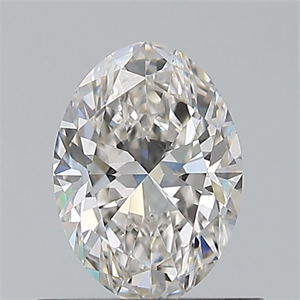 Picture of Natural Diamond 0.60 Carats, Oval with  Cut, H Color, VVS2 Clarity and Certified by GIA