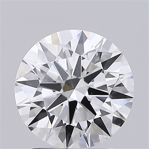 Picture of Lab Grown Diamond 2.18 Carats, Round with Ideal Cut, E Color, VS1 Clarity and Certified by IGI