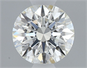 Natural Diamond 0.50 Carats, Round with Excellent Cut, J Color, SI2 Clarity and Certified by GIA