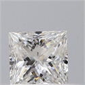 Diamante Natural 0.51 quilates, Princesa , Color E, claridad VS2 y certificado GIA