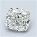 Diamante Natural 1.80 quilates, Del cojín , Color I, claridad VVS1 y certificado GIA
