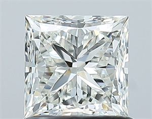 Picture of Natural Diamond 1.01 Carats, Princess with  Cut, H Color, VS1 Clarity and Certified by IGI