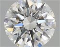 Natural Diamond 0.71 Carats, Round with Excellent Cut, I Color, VS1 Clarity and Certified by GIA