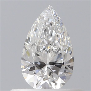 Picture of Natural Diamond 0.40 Carats, Pear with  Cut, F Color, VS1 Clarity and Certified by GIA