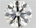 Natural Diamond 1.92 Carats, Round with Excellent Cut, G Color, VS2 Clarity and Certified by GIA
