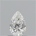 Natural Diamond 0.51 Carats, Pear with  Cut, F Color, VVS2 Clarity and Certified by GIA
