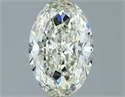 Diamante Natural 1.31 quilates, Ovalado , Color J, claridad VVS2 y certificado IGI