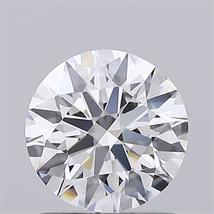 Picture of Lab Grown Diamond 1.01 Carats, Round with Ideal Cut, D Color, VVS1 Clarity and Certified by IGI