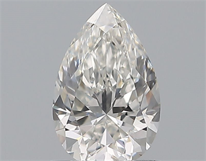 Picture of Natural Diamond 0.70 Carats, Pear with  Cut, H Color, SI2 Clarity and Certified by GIA