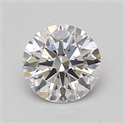 Del inventario de diamantes de laboratorio, 0.87 quilates, Redondo , Color D, claridad VVS2 y certificado IGI