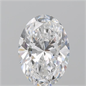 Natural Diamond 1.21 Carats, Oval with  Cut, D Color, VVS1 Clarity and Certified by GIA
